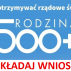 Informacja o aktualności okresu świadczeniowego 500+
