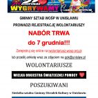 Nabór wolontariuszy WOŚP trwa!