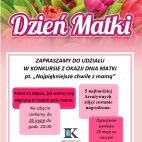 KONKURS Z OKAZJI DNIA MATKI!