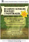 Zachęcamy do udziału w I Gminnym Konkursie Kolęd i Pastorałek