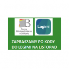 Kody Legimi na listopad