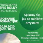 Spotkanie informacyjne dotyczące Powszechnego Spisu Rolnego 2020 