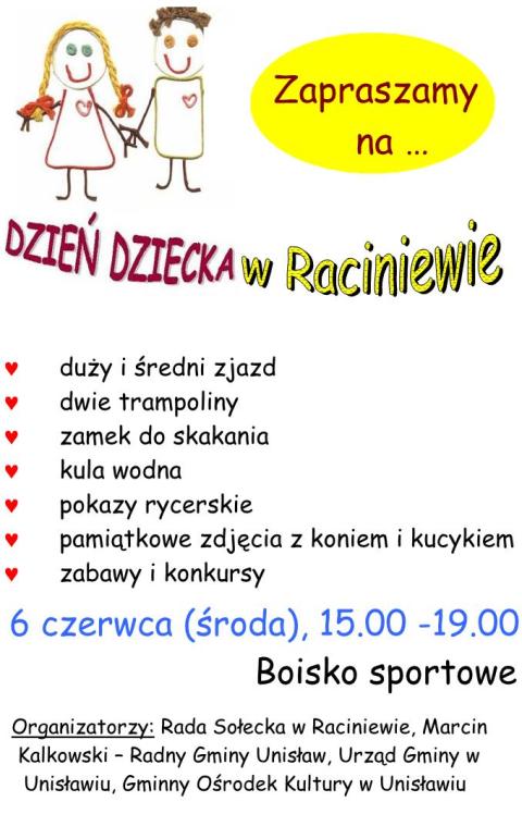 Dzień Dziecka w Raciniewie