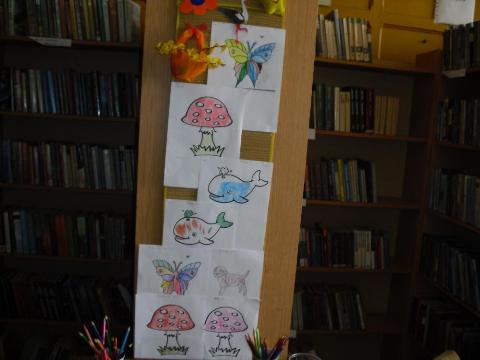 Wiosennie w Bibliotece