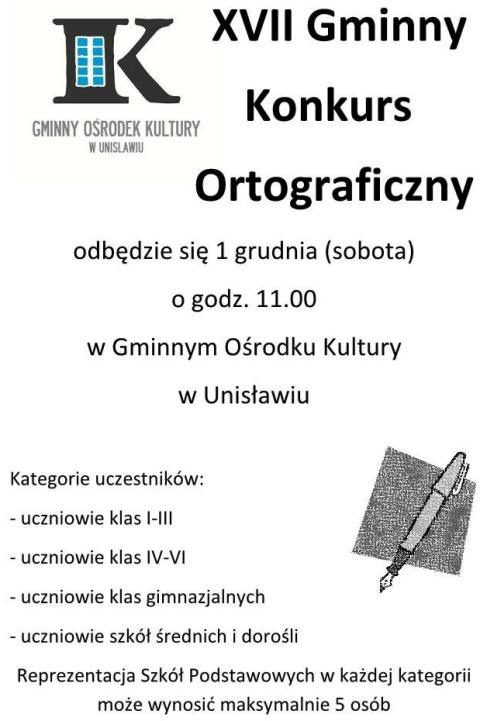 Konkurs ortograficzny