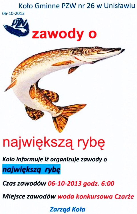 Zawody wędkarskie