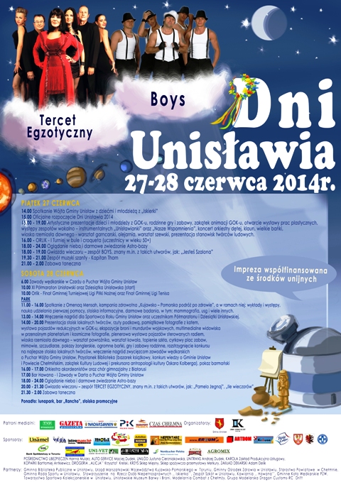 Plakat Dni Unisławia