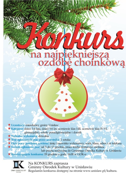 Plakat konkursowy