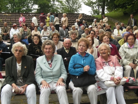 Biesiada seniorów w Wąbrzeźnie