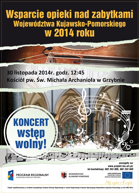 Plakat koncertu