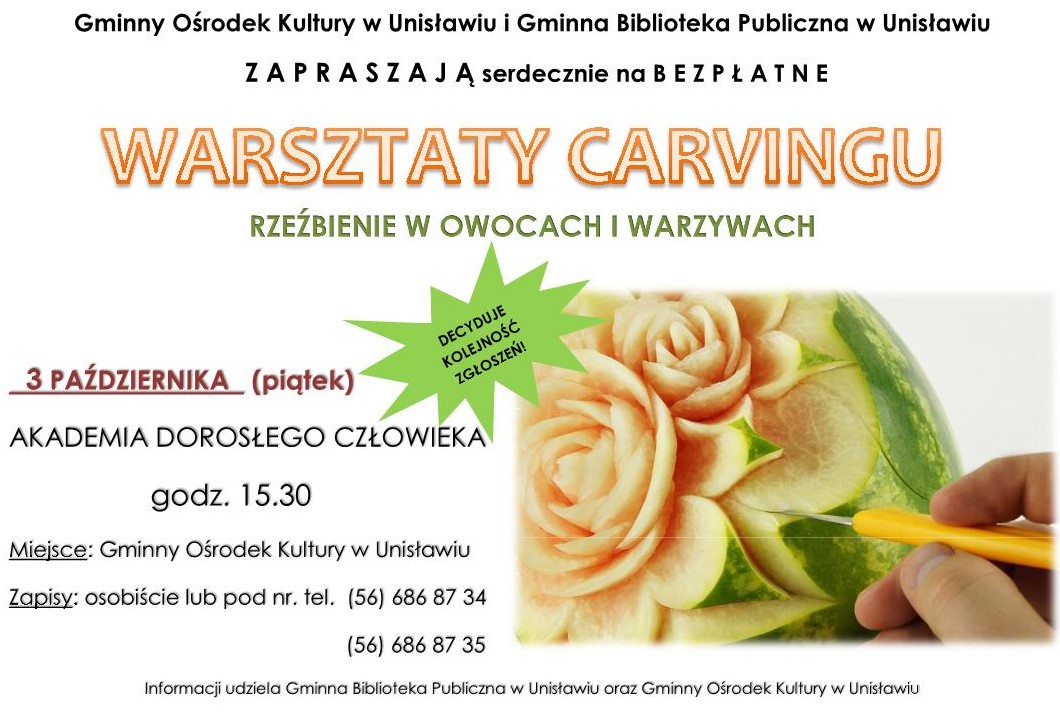 Warsztaty z carvingu