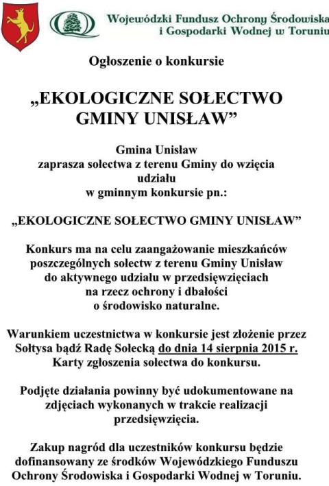Ogłoszenie konkursu