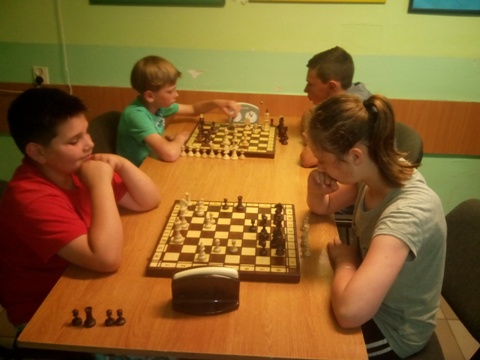 Turniej szachowy w SP Grzybno