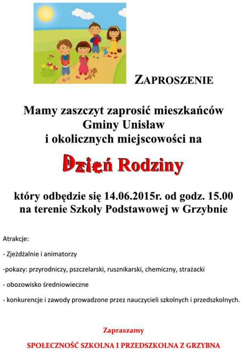 Dzień Rodziny w Grzybnie