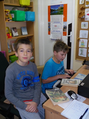 Lekcja w bibliotece