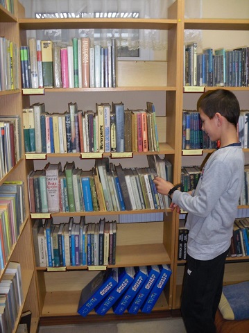 Lekcja w bibliotece