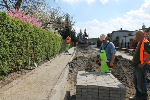 Remont ul. Okólnej w Unisławiu