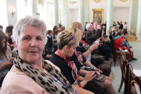 Podsumowanie WOŚP 2015 w pałacu prezydenckim