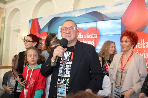 Podsumowanie WOŚP 2015 w pałacu prezydenckim