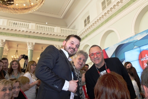 Podsumowanie WOŚP 2015 w pałacu prezydenckim