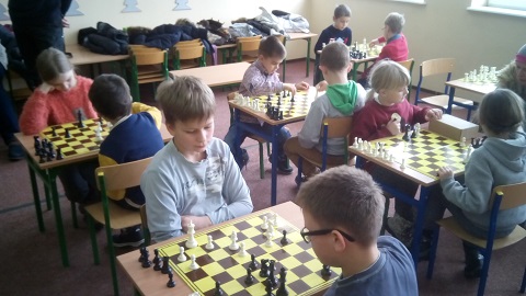 Szachowe Mistrzostwa Szkoły klas I-III SP w Unisławiu