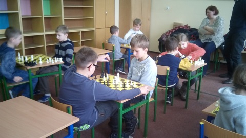 Szachowe Mistrzostwa Szkoły klas I-III SP w Unisławiu