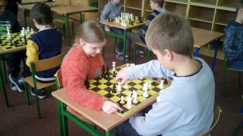 Szachowe Mistrzostwa Szkoły klas I-III SP w Unisławiu