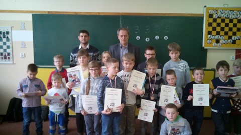 Szachowe Mistrzostwa Szkoły klas I-III SP w Unisławiu