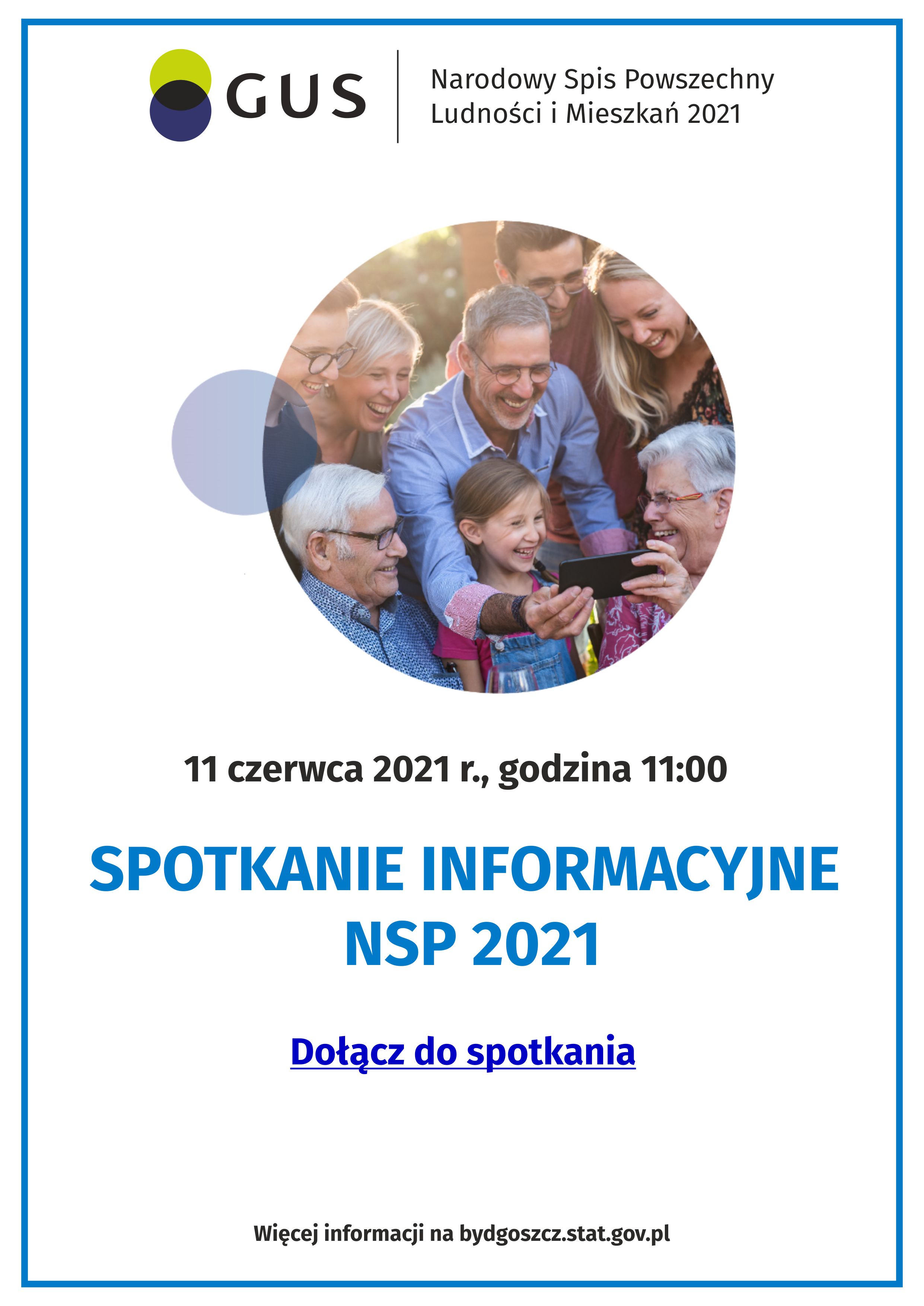 11 czerwca 2021 r., godzina 11:00 SPOTKANIE INFORMACYJNE NSP 2021 kliknij by dolaczyc