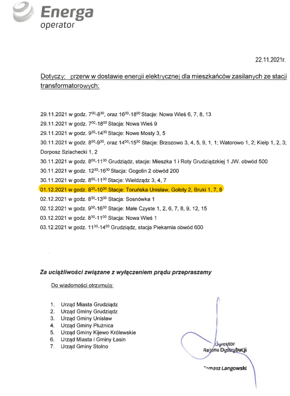 energa informacja