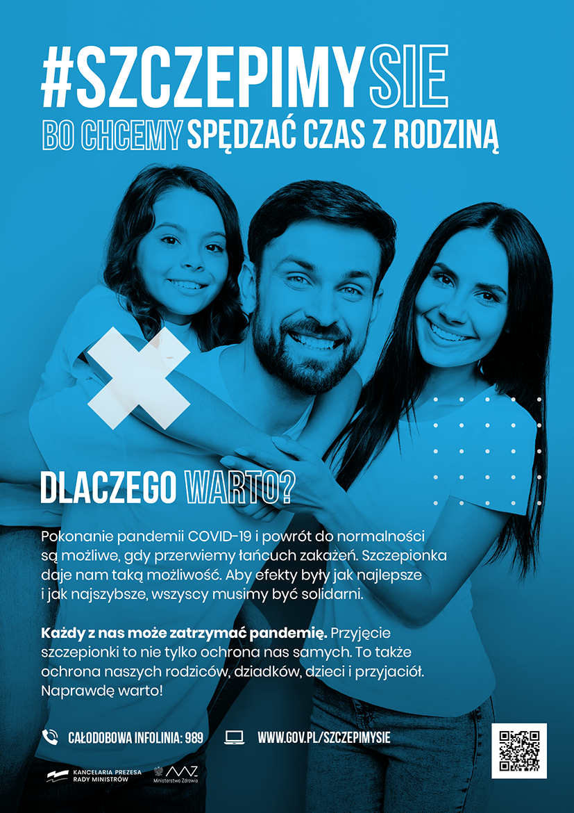 Szczepimy się bo chcemy spędzać czas z rodziną